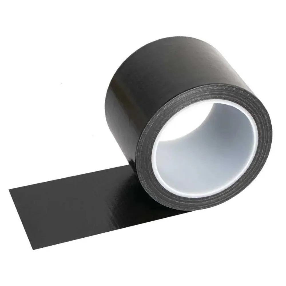 LederFixx Self-adhesive Leather Repair Tape | PU Material | Waterproof & Cuttable | 5 cm × 5/10/20 m & 10 cm × 10 m | Black