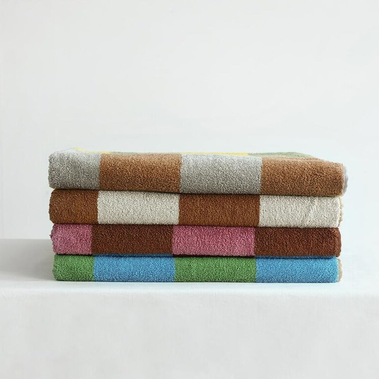 Colour Block Towels - Small Tile