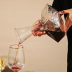 Irregular Crystal Glass Wine Decanter