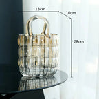 Glass Bag Vase