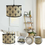 Art Deco Drum Lampshade