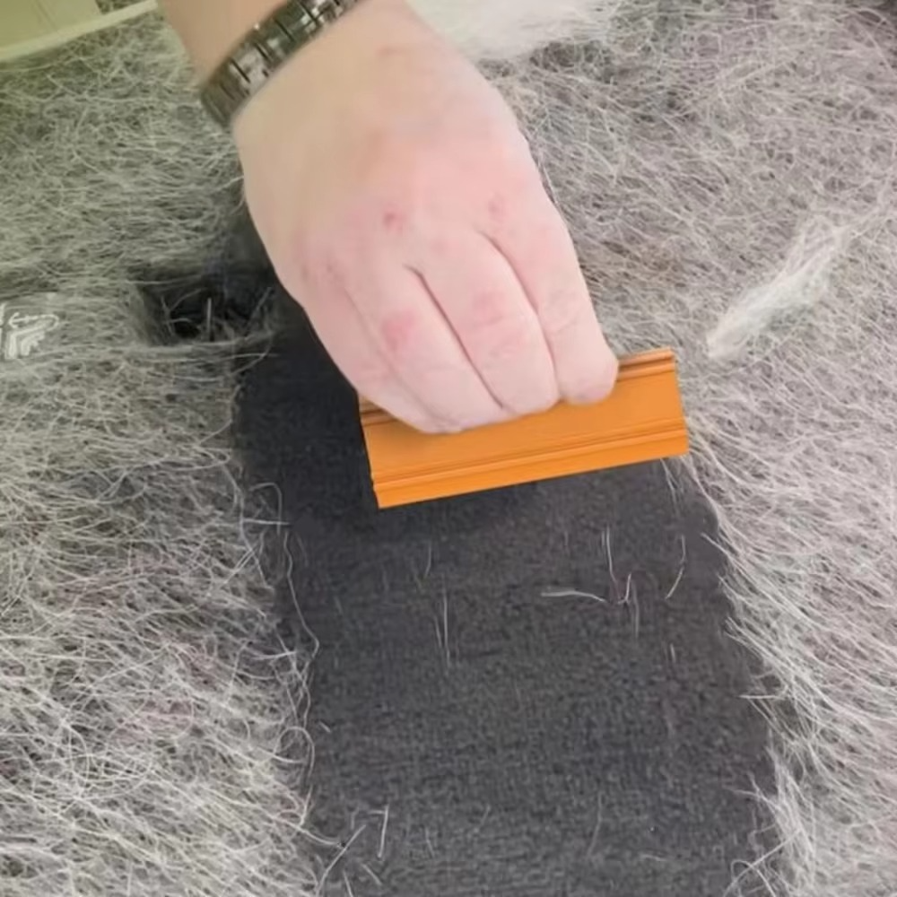 Easy Grip Pet Hair Removal Tool for Home Carpets and Upholstery