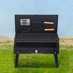 Folding Steel Grill for Mobile BBQ & Spontaneous Grilling Fun