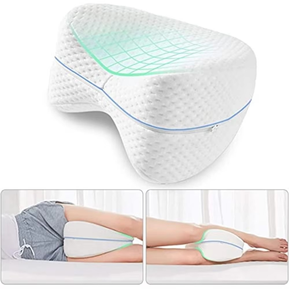 Orthopedic Memory Foam Leg Pillow for Sciatica and Pain Relief