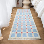 Long Tufting Grids Bathroom Mat