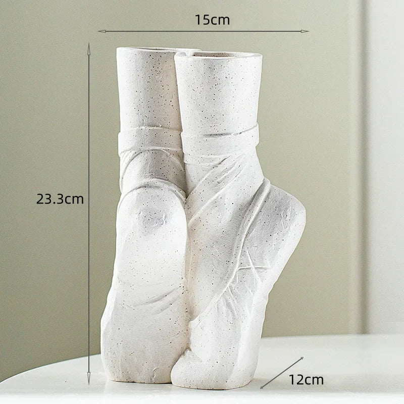 Artistic Ballerina Ceramic Vase