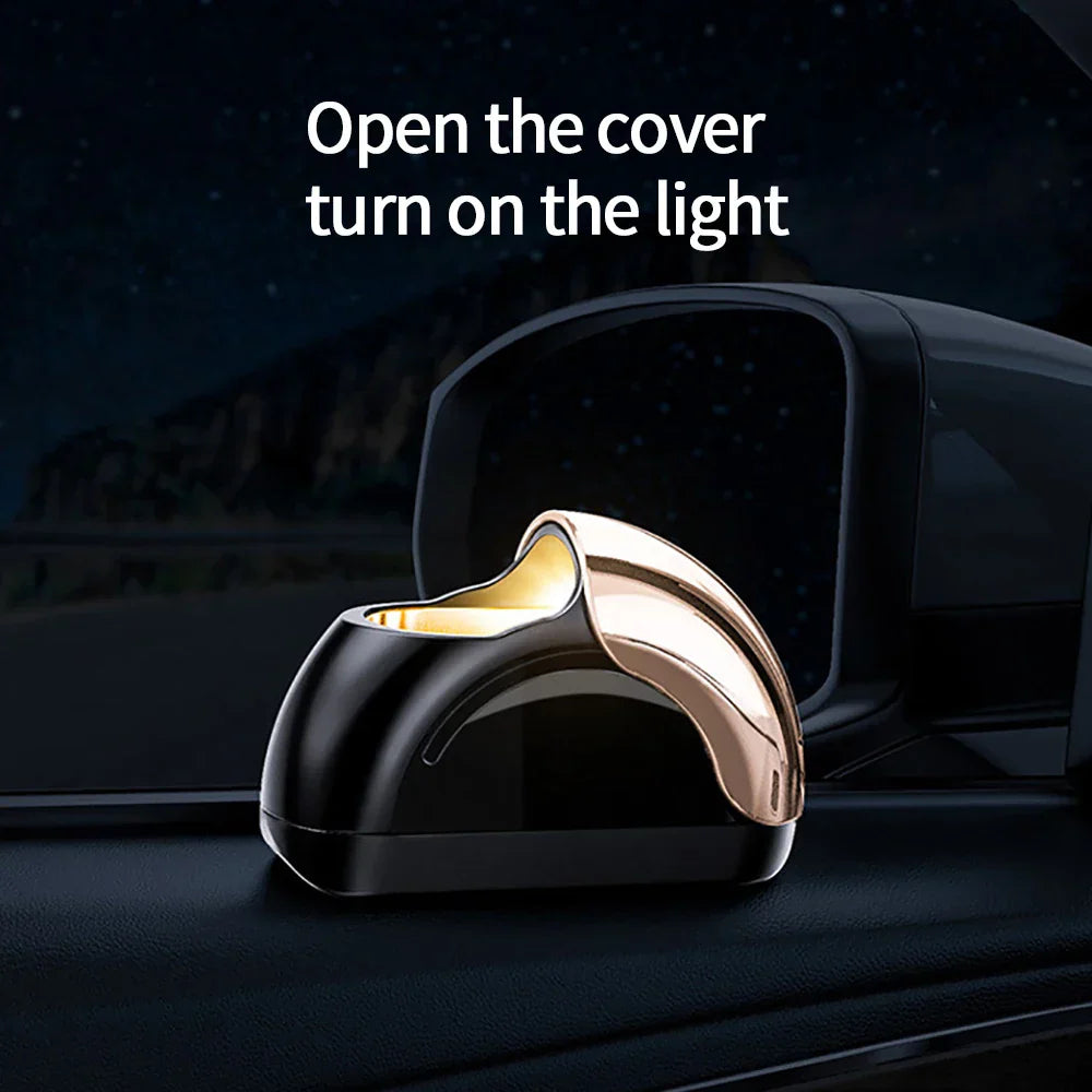 Smokeless Windproof Car Windproof LED Ashtray