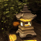 Japanese garden lantern - Weatherproof LED outdoor lighting for Zen gardens