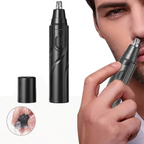 Men's Rechargeable USB Ear and Nose Hair Trimmer, Painless Facial and Eyebrow Groomer