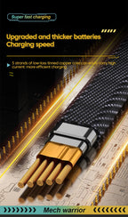 Ultra Strong 4 in 1 Fast Charge Data Cable