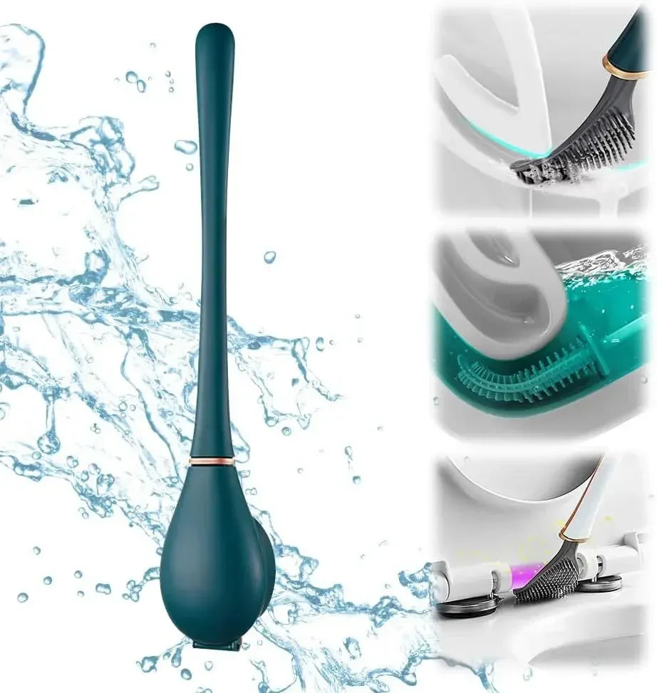 SumiClean - Slim Silicon Toilet Brush for Your Bathroom
