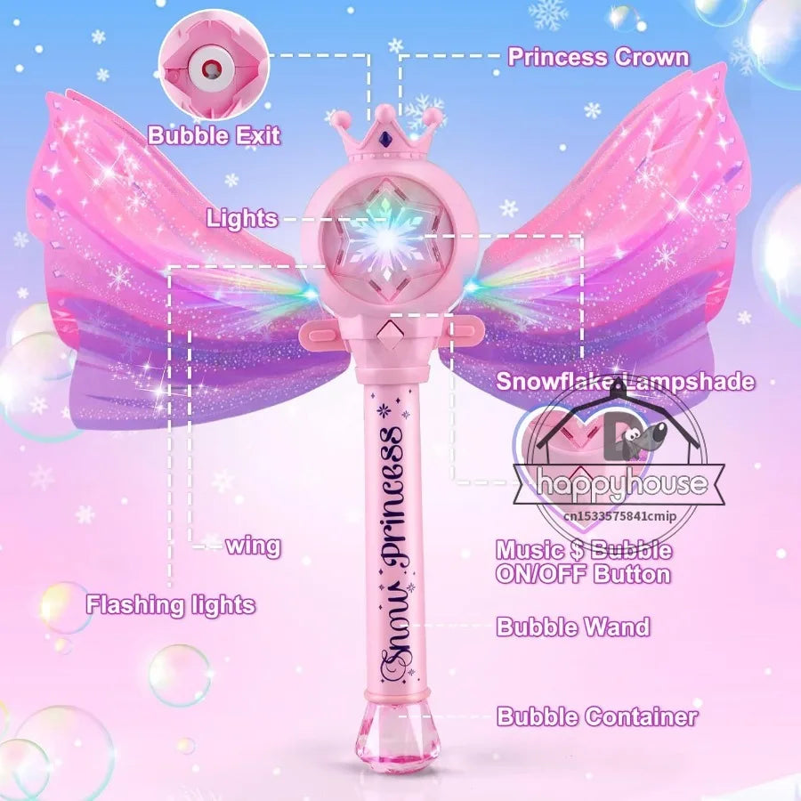 Bubbleonaut Bubble Blaster | 5000+ Bubbles | LED & 360° Leak Protection | Astronaut Design
