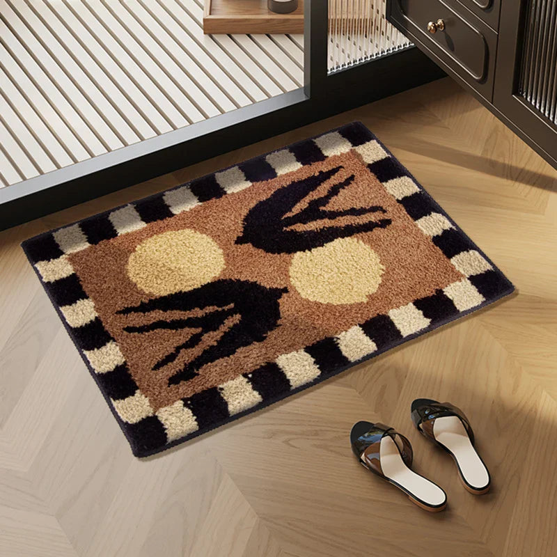 Swallowtail Fluffy Bath Mat