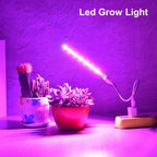 LED Plant Light GrowNova FlexLight | USB Plant Light 5V | Full Spectrum with Flexible Arm | For Indoor Greenhouse & Hydroponics