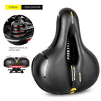 Comfortable Hollow Breathable Bicycle Saddle for MTB and Road Bikes - Shock-Absorbing Bike Seat for Long Distances