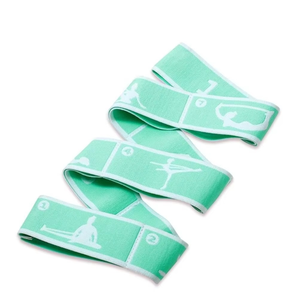 Elastic Yoga Stretching Belt for Flexibility, Pilates, Dance, and Home Fitness