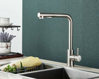 FlexiJet Black extendable kitchen faucet