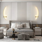 Contemporary Edge Wall Lamp – Black & Gold Indoor/Outdoor Lighting for Modern Spaces