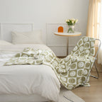 Smiley Checkered Blanket