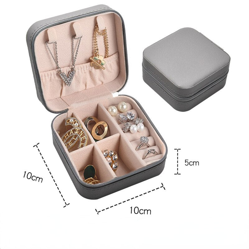 Luxury Portable Jewelry Box Organizer