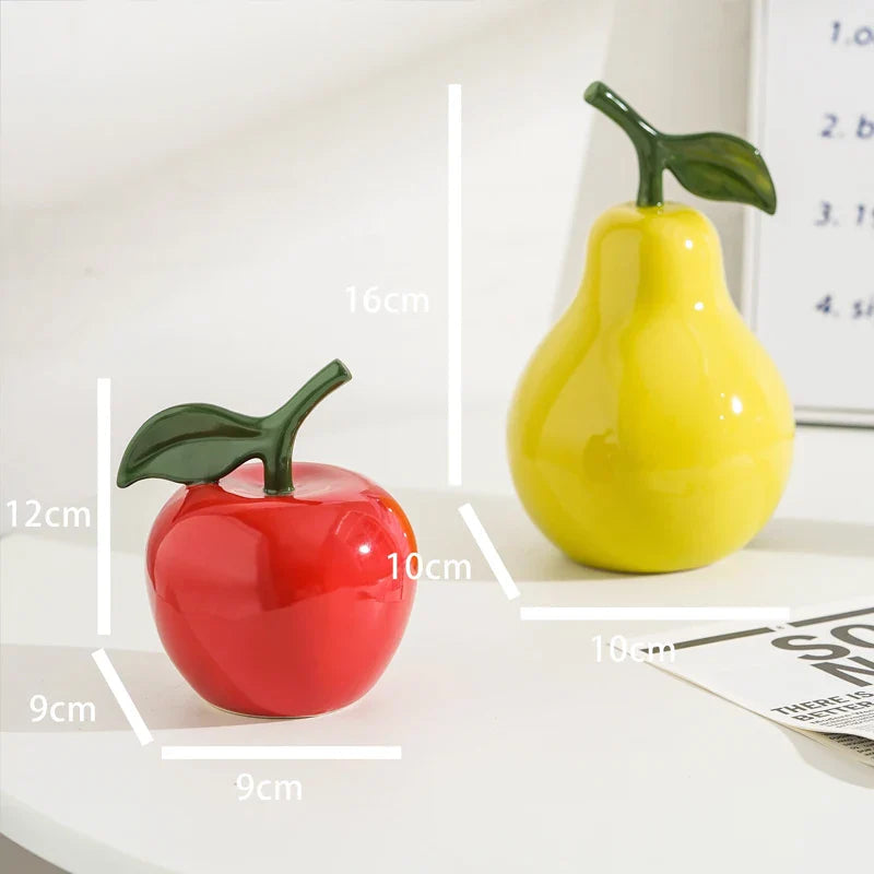 Fruit Ceramic Ornament – Tabletop Decoration & Home Accent