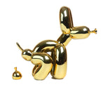 Balloon Dog Sculpture, Balloon Art Statue, Mini Collectible Figurine, Home Decoration, Resin Figure, Desk Accessories, Room Decoration