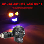 Scary Skull LED Motorcycle Signal Indicator Light
