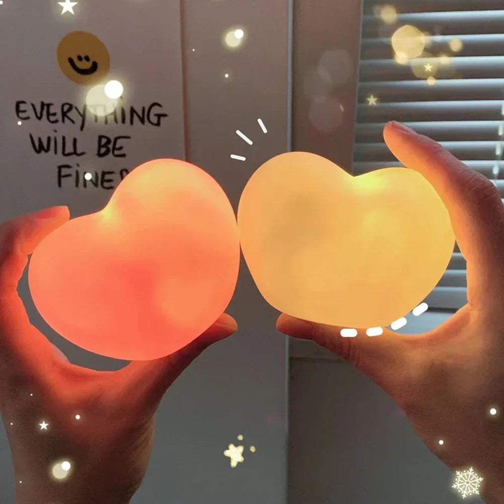 Heart LED Lamp | 3D Night Light & Decor | Romantic & Creative | Gift for Wedding, Birthday & Christmas