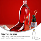 High Heel Fancy Glass Wine Decanter