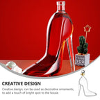 High Heel Fancy Glass Wine Decanter