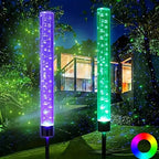 LumaFlair Solar Garden Light | Color Changing LED | Weatherproof | With Ground Spike