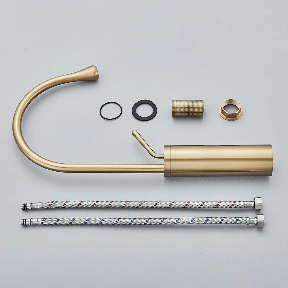 BrassGlow - Warm & Cold Mixer Tap for the Sink