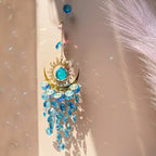 Radiant Moonlit Quartz Prism Suncatcher