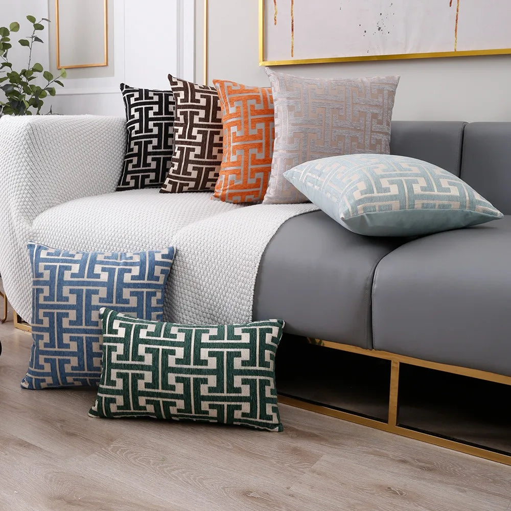 Embroidered Cushion without Filling for Sofa and Living Room