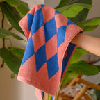 Retro Diamond Bath Towel