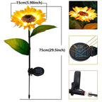 Waterproof Solar Sunflower Lamp for Garden & Terrace