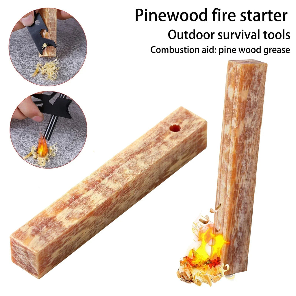 FireNova Fire Starter Set | Natural Pine Wood Sticks | Ideal for Outdoor & Emergencies
