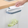 Trash Bag Holder Cleanuvo ClipBin | With Lid & Ring Holder | For Hanging on Cabinet Doors | Reusable & Washable