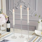 LumenAcry Acrylic Candle Holder Set (3-piece)