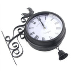 Double-Sided Waterproof Wall Clock