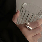 S925 Modern Geometric Elegance Rings