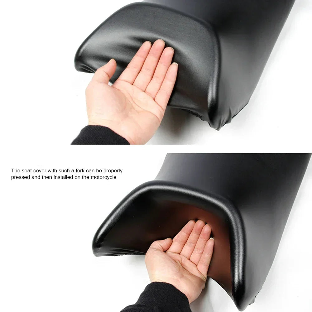 Ultra Stretch Fit Leather Motorcycle Seat Cover