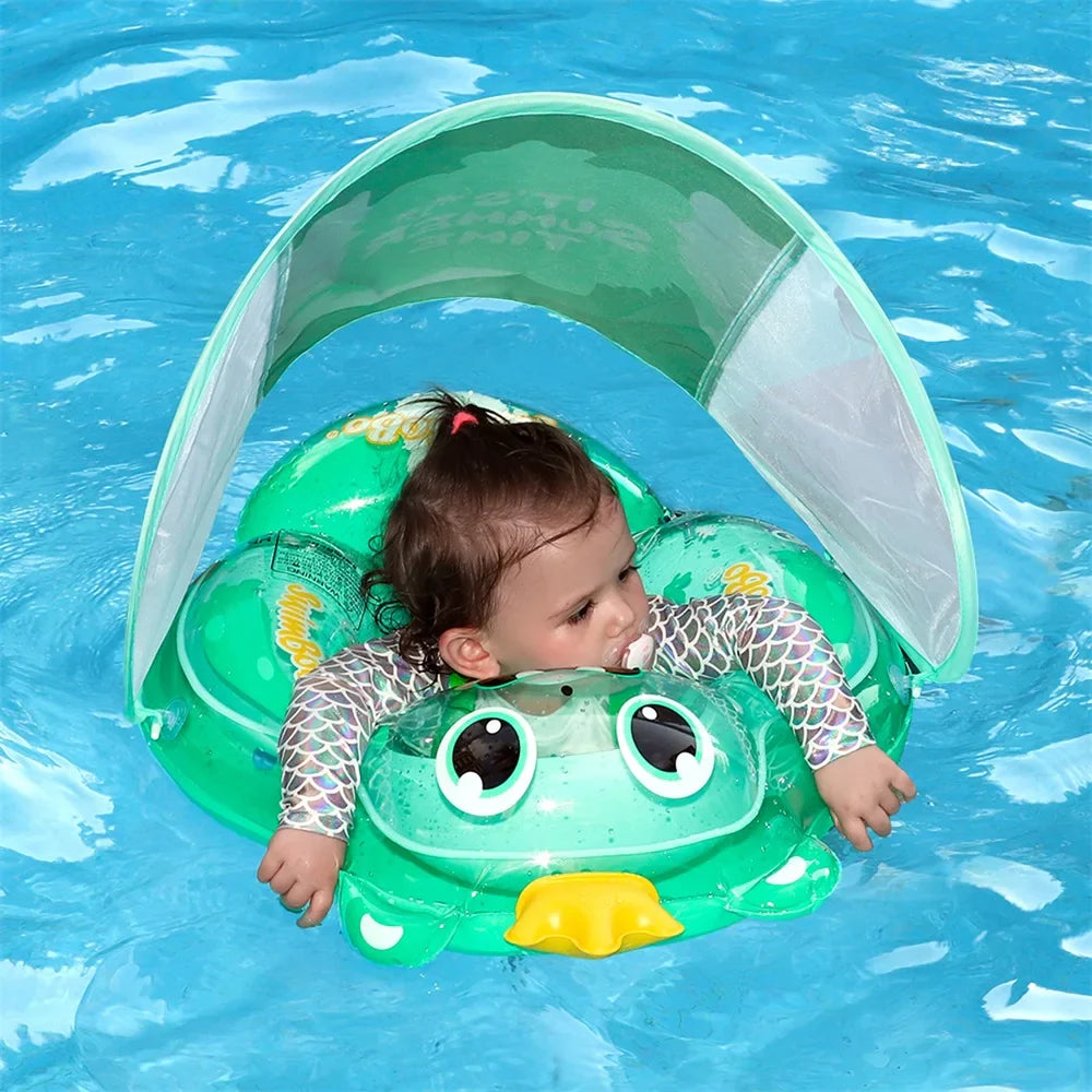 Baby swimming ring AquaBear | Safe swimming fun for babies | For 6–36 months | Environmentally friendly PVC
