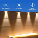 EcoRadiance Solar Accent Lights 2-Piece Set | Outdoor Lighting | Energy Efficient | Decorative Light for Garden & Terrace