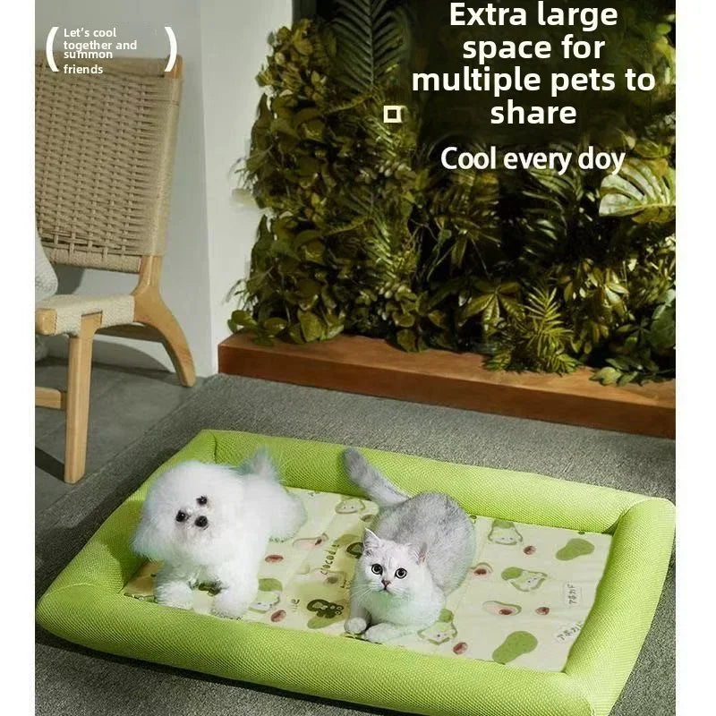 Kühlmatte Pawlino ChillPad | Summer Mat for Dogs & Cats | Breathable & Fluffy | For Small to Large Pets