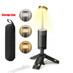 LumaPeak Camping Lamp | 10,000 mAh Battery | Telescopic Design & Tripod | Dimmable with SOS Function | Outdoor & Emergency Lamp