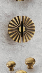 Bronvella ArcRetro Furniture Handle in Antique Copper