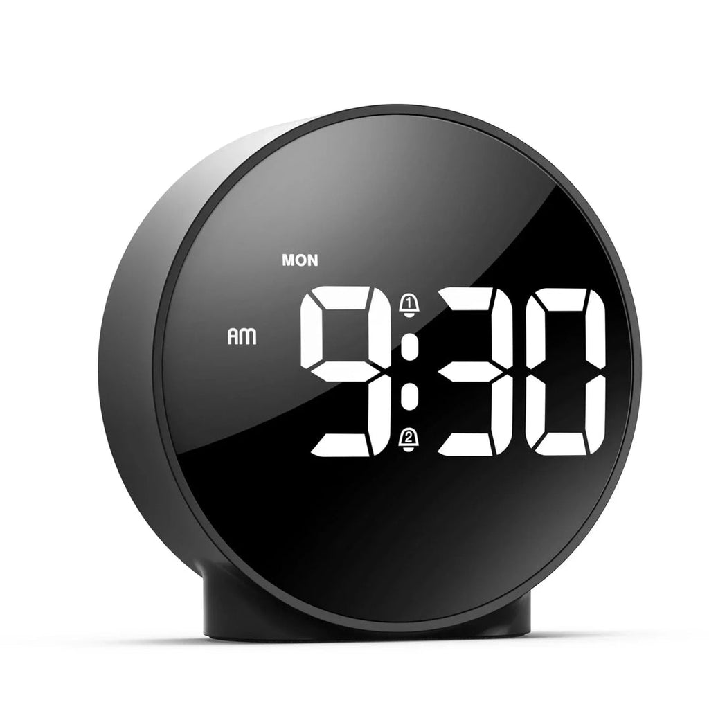 BrightTime – Digital LED Alarm Clock with USB Charging