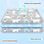 FrostPaws Cooling Mat for Dogs & Cats | Reusable & Filled with Gel | For Summer & Travel | PVC