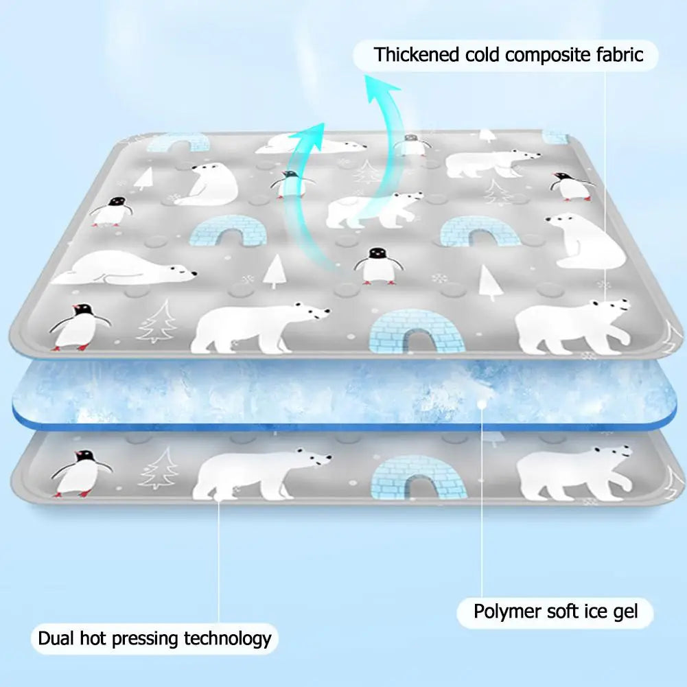 FrostPaws Cooling Mat for Dogs & Cats | Reusable & Filled with Gel | For Summer & Travel | PVC